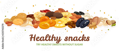 Nuts Flat Illustration