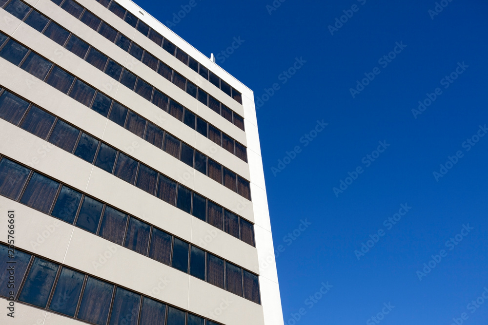 Urban building with copy space blue sky Urban building with copy space blue sky