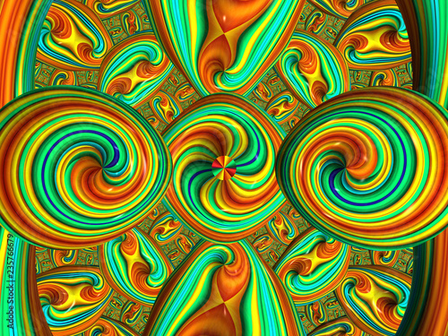 Beautiful abstract background for art projects  cards  business  posters. 3D illustration  computer-generated fractal