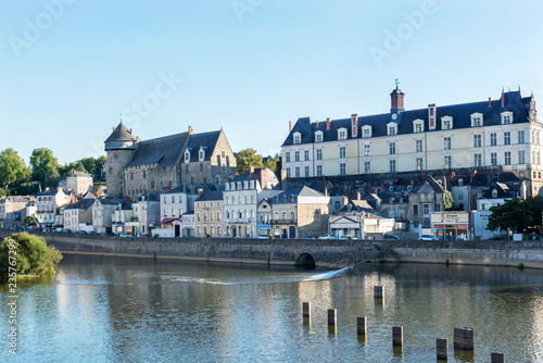 Banks of the Mayenne river  City of Laval  Mayenne  Pays de Loire  France  