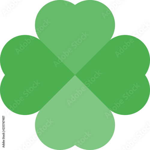 Natural clover leaf