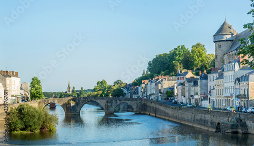 Banks of the Mayenne river, City of Laval, Mayenne, Pays de Loire, France
 photo