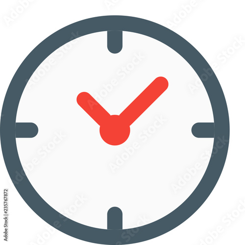 Round dial watch