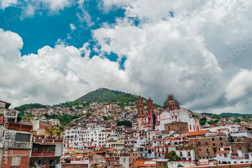 Panoramic view of Taxco, Mexico