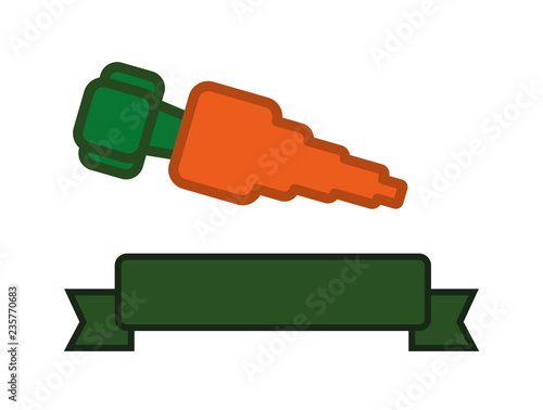 fresh carrot vegetable icon