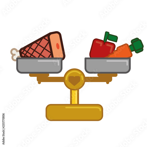 balance with nutritive food