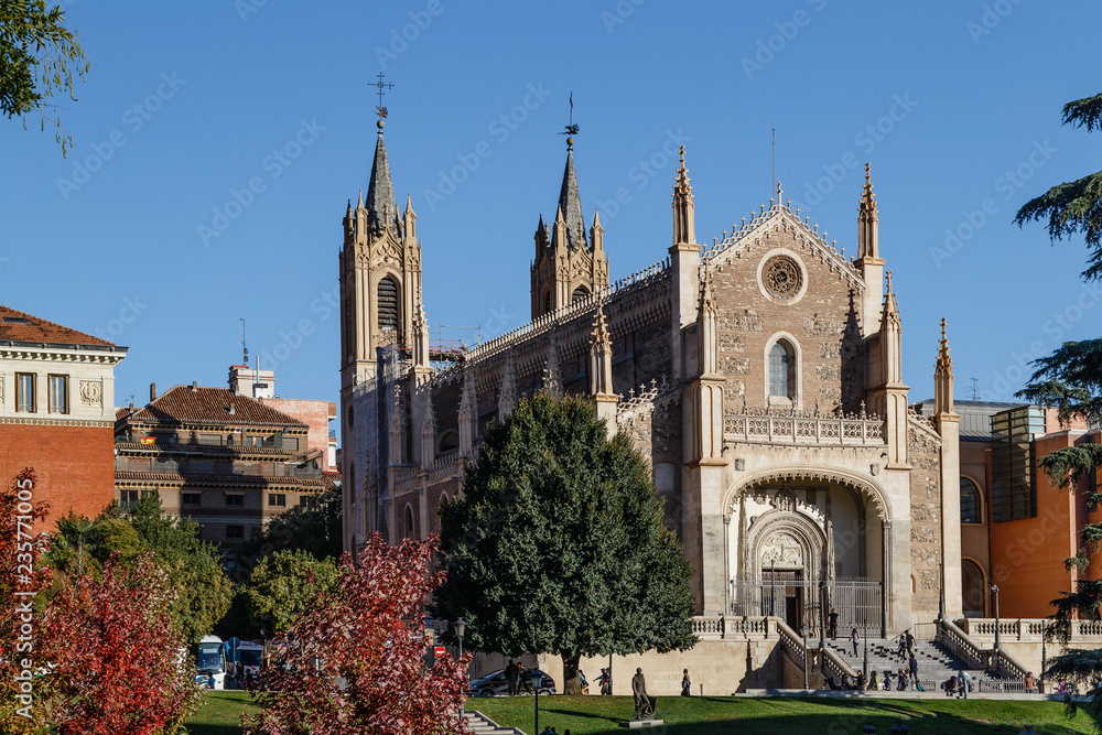 San Jeronimo El Real w Madrycie, Hiszpania