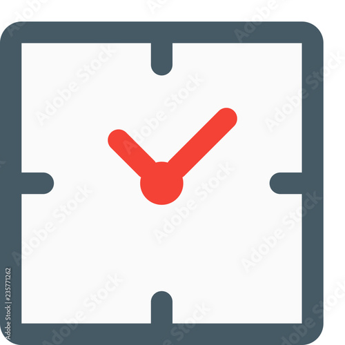 Square dial watch
