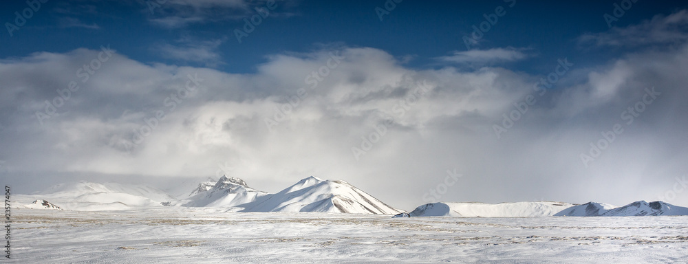 Mountain landscape in Iceland