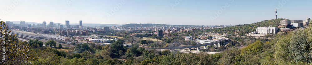 Cityscape of Pretoria, South Africa.