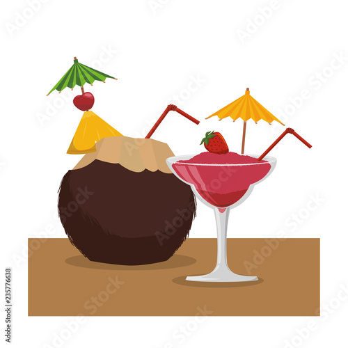 delicious cocktails drinks icons