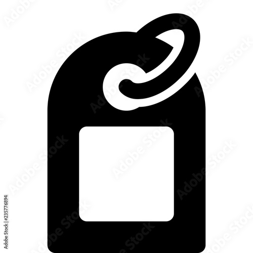 Room key holder with tag