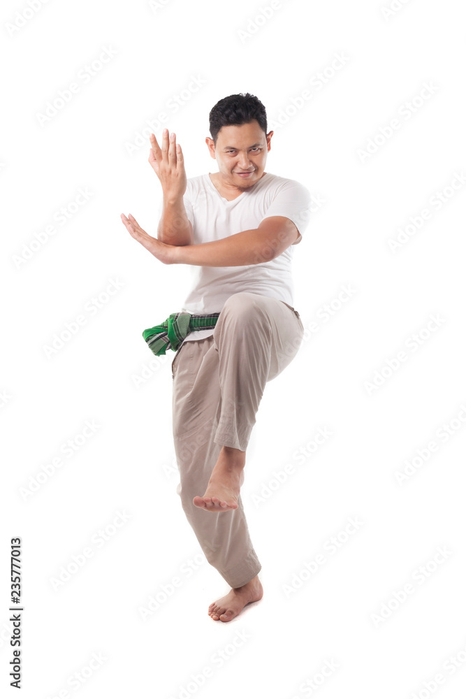 Obraz premium Pencak Silat, Indonesian Traditional Martial Art