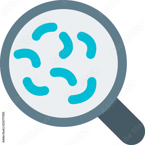 Magnify microorganism germs