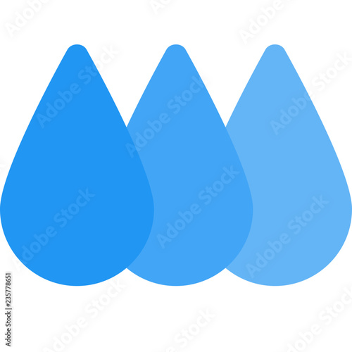 Ink level droplets