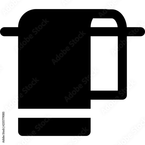 Bathroom towel holder