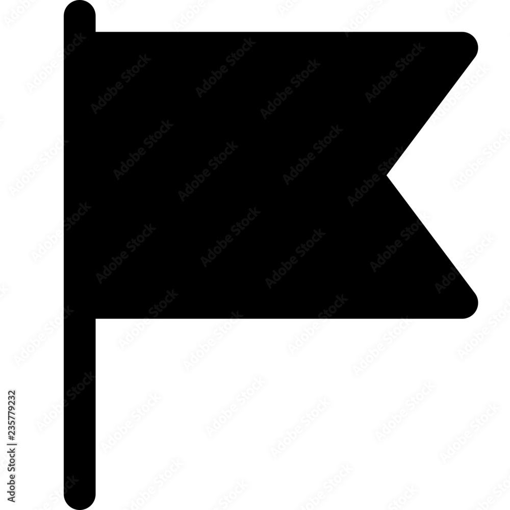 Checkpoint flag or midway point Checkpoint flag or midway point