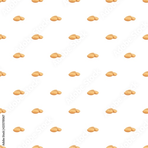 Soy nuts pattern seamless vector repeat for any web design