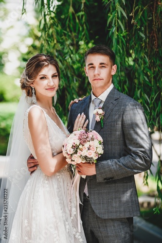 bride,groom,couple,wedding,love,woman,young,beautiful,romantic,happy,dress,people,female,white,marriage,beauty,man,happiness,bouquet,green,married,two,male,romance,together