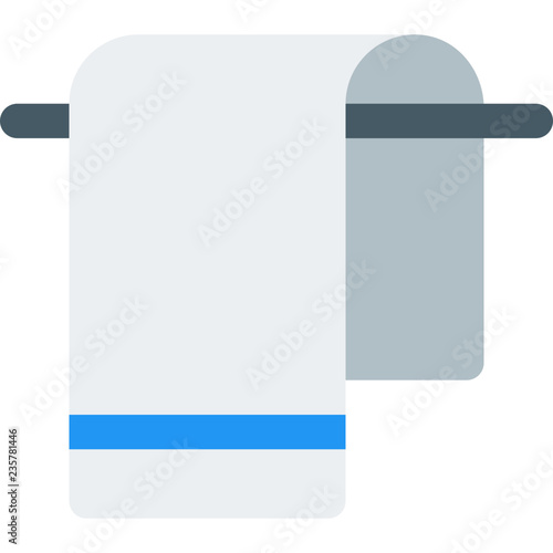 Bathroom towel holder