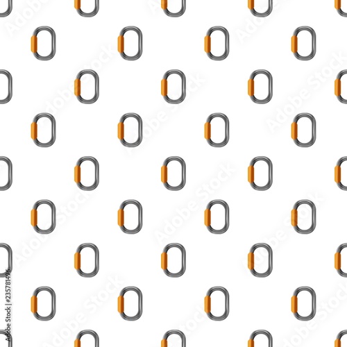 Metal carabine pattern seamless vector repeat for any web design
