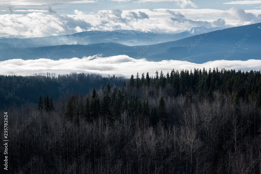 Canadian Wilderness in the Clouds