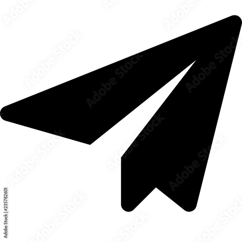 Flying paper plane