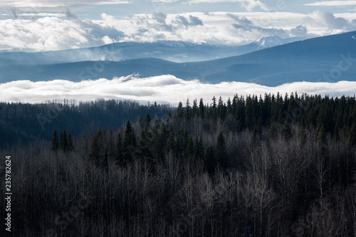Canadian Wilderness in the Clouds