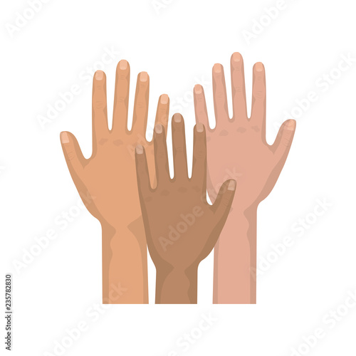 hands human up fighting