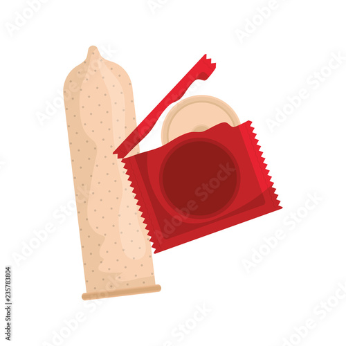 condom protection isolated icon