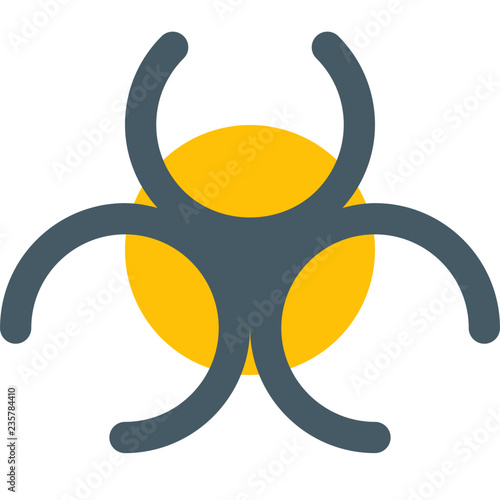 Hazardous or toxic symbol