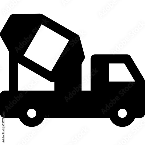 Concrete mixer truck
