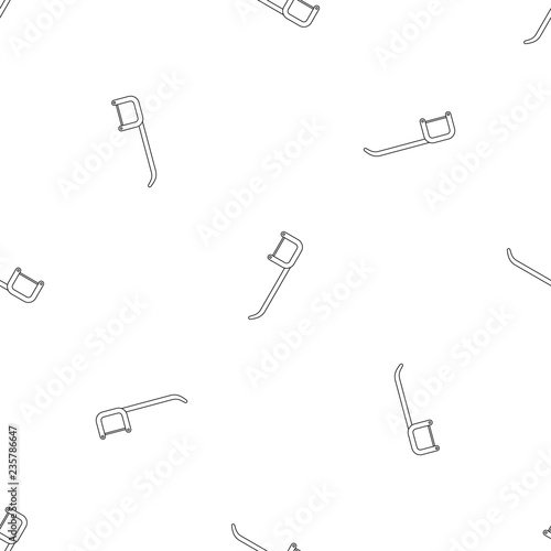 Dental pick pattern seamless vector repeat geometric for any web design