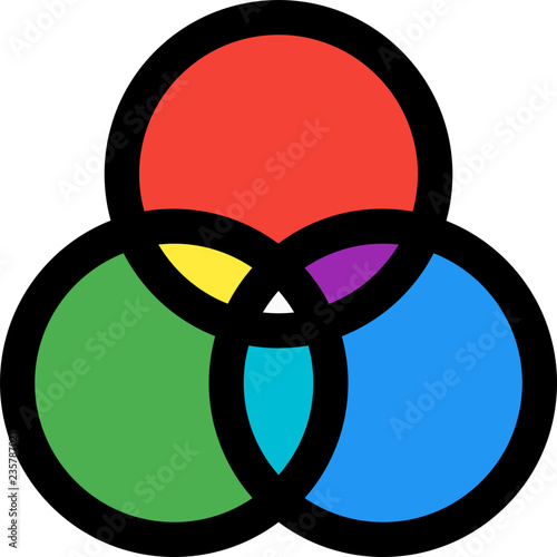 RGB color mixing