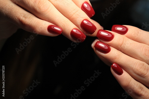 Sexy red manicure