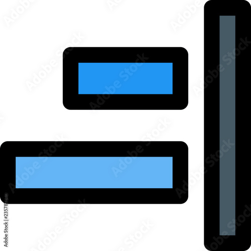 Right text alignment