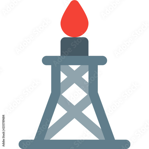Flare stack tower
