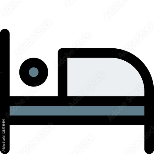 Person sleeping on bed