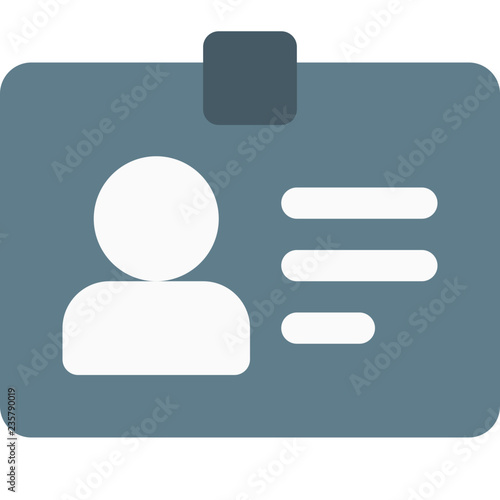 Employee identity card