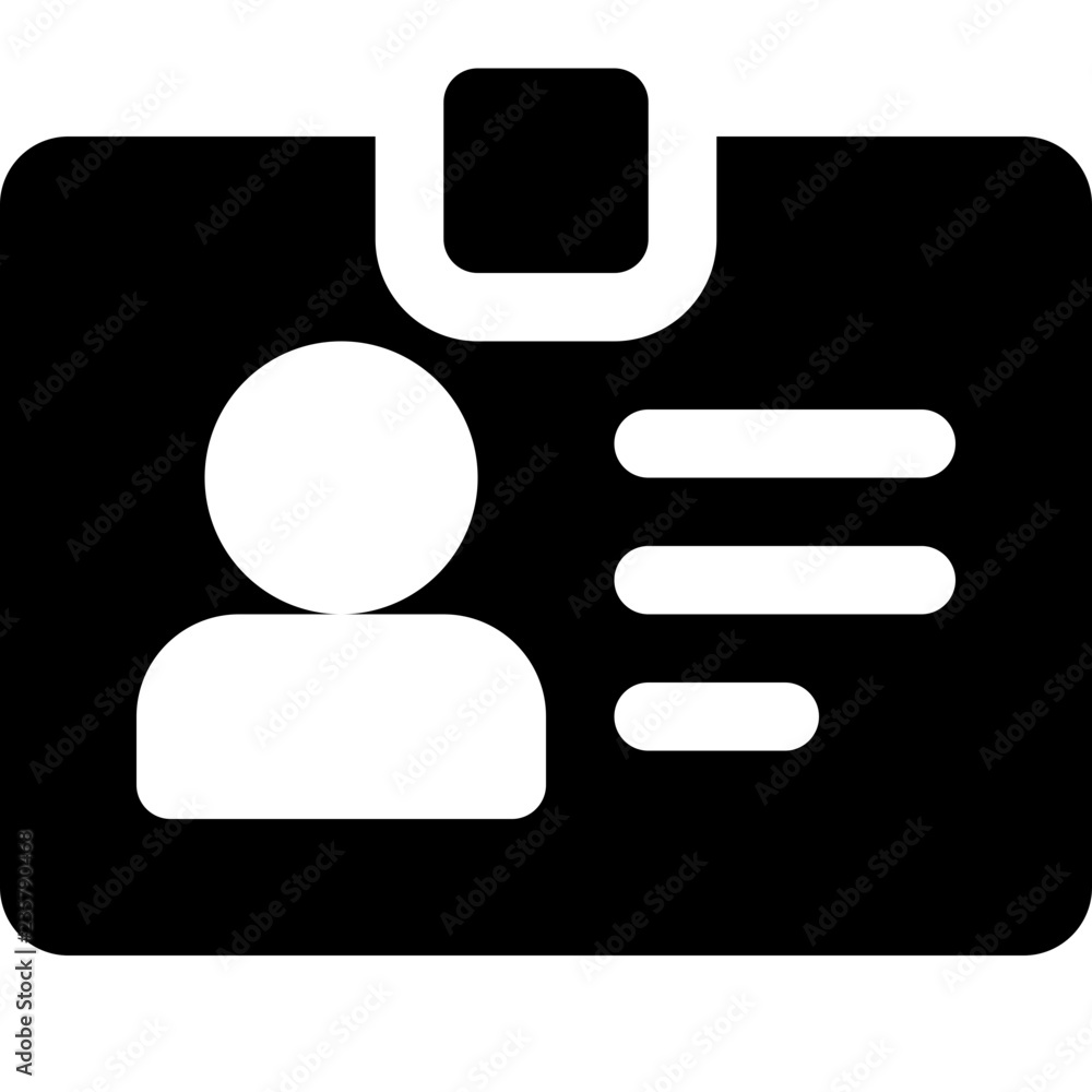 Employee identity card