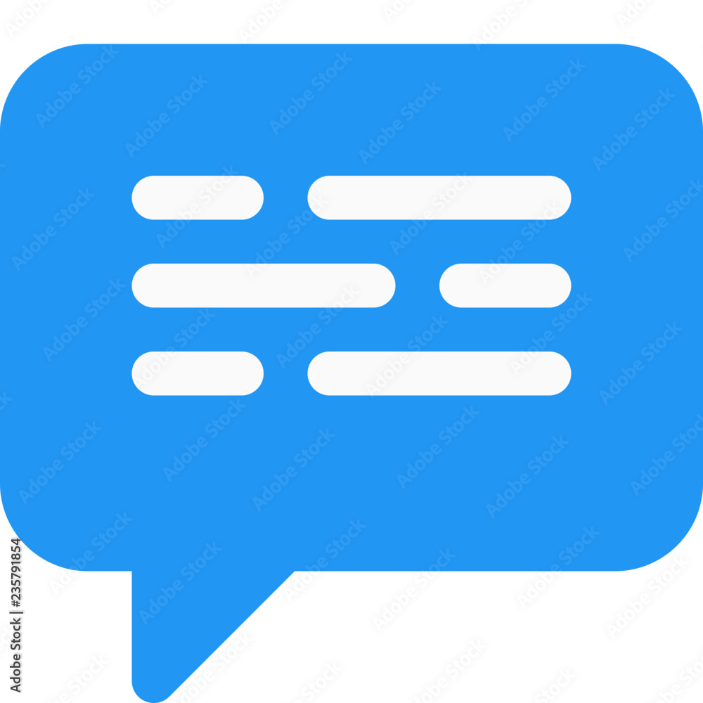 Chat message bubble Chat message bubble