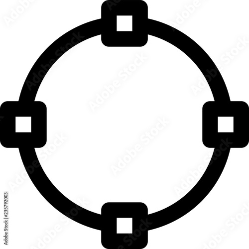 Circular selection tool