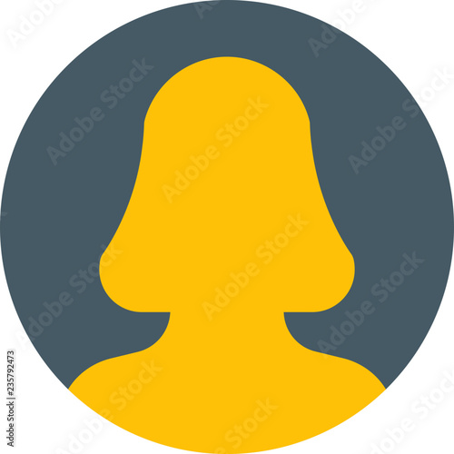 Corporate woman profile