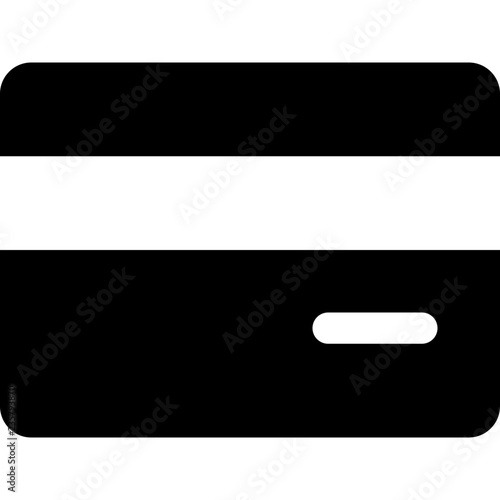 Back side of credit card