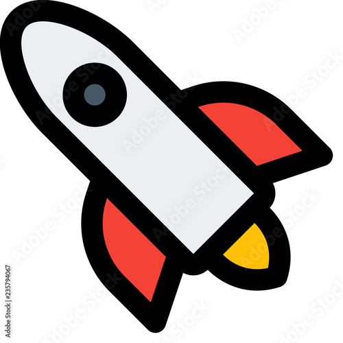 Space rocket launch