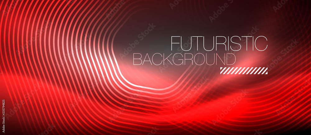 Neon glowing lines, magic energy space light concept, abstract background wallpaper design Neon glowing lines, magic energy space light concept, abstract background wallpaper design