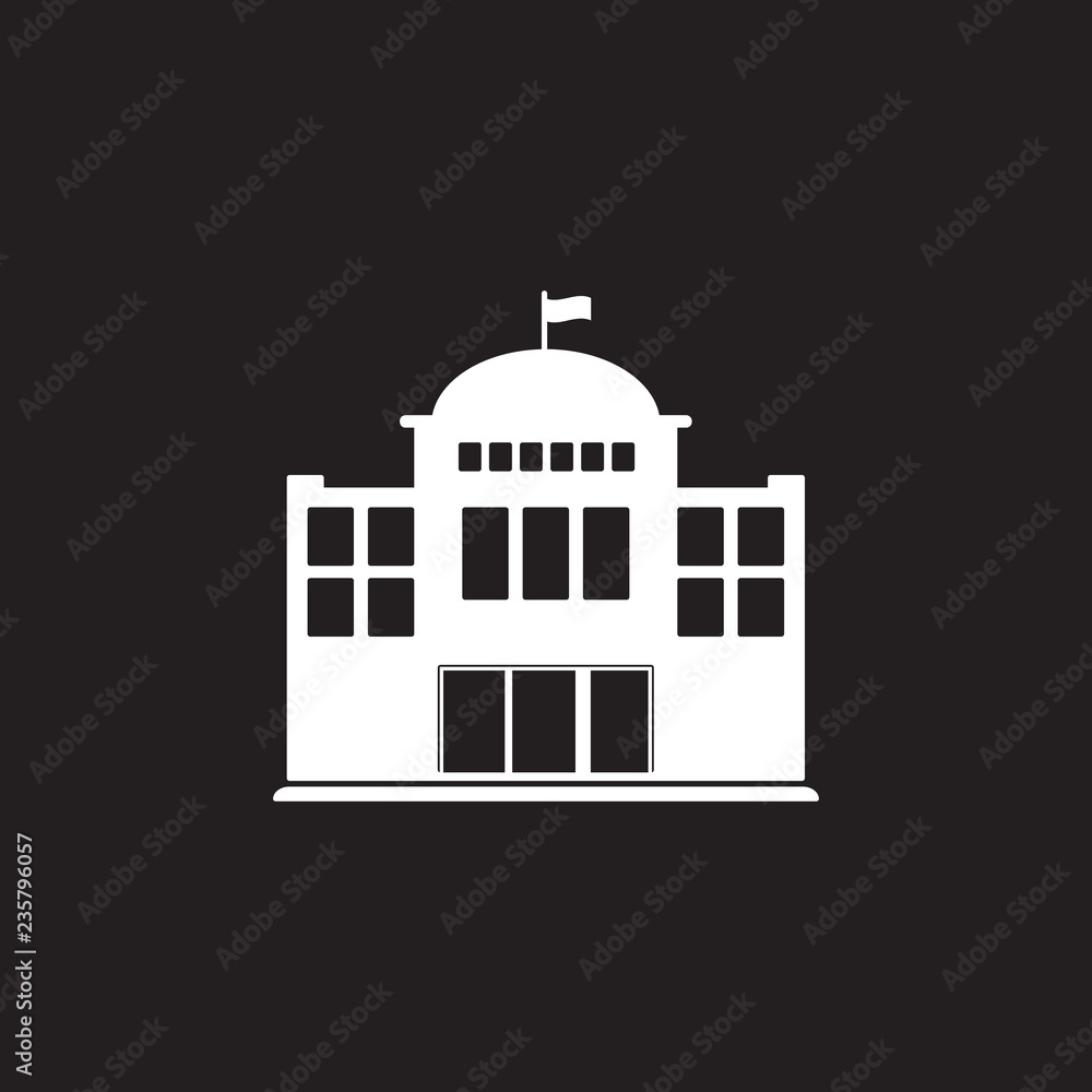 state building icon. Simple element illustration. state building symbol design template. Can be used for web and mobile