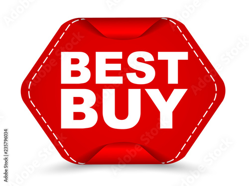 red vector banner best buy
