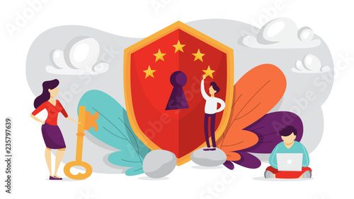 Cyber security concept