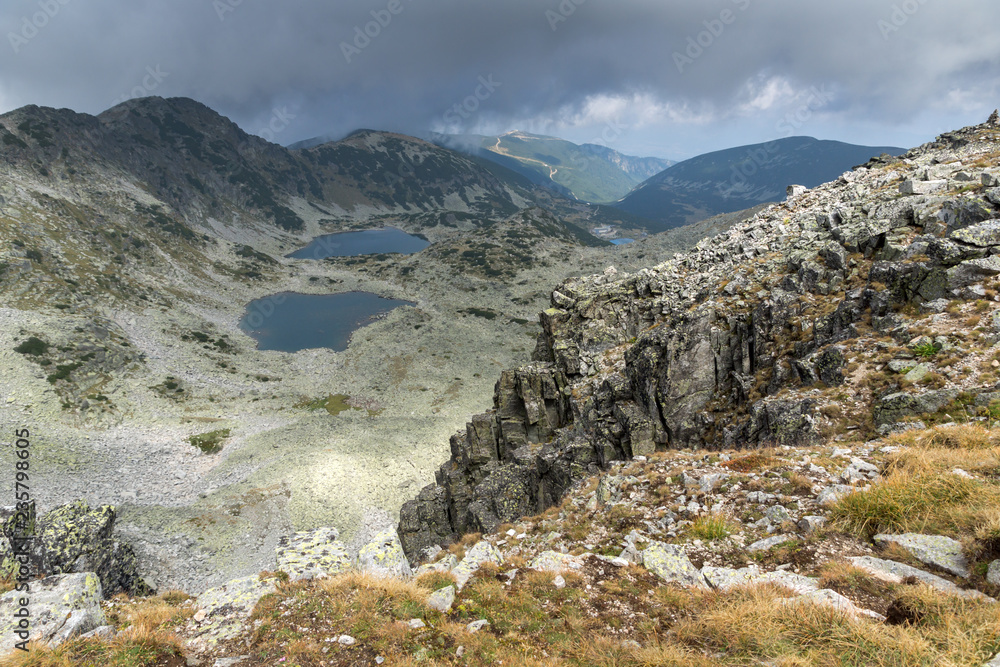 Landscape with fog over Musalenski lakes, Rila mountain, Bulgaria Landscape with fog over Musalenski lakes, Rila mountain, Bulgaria
